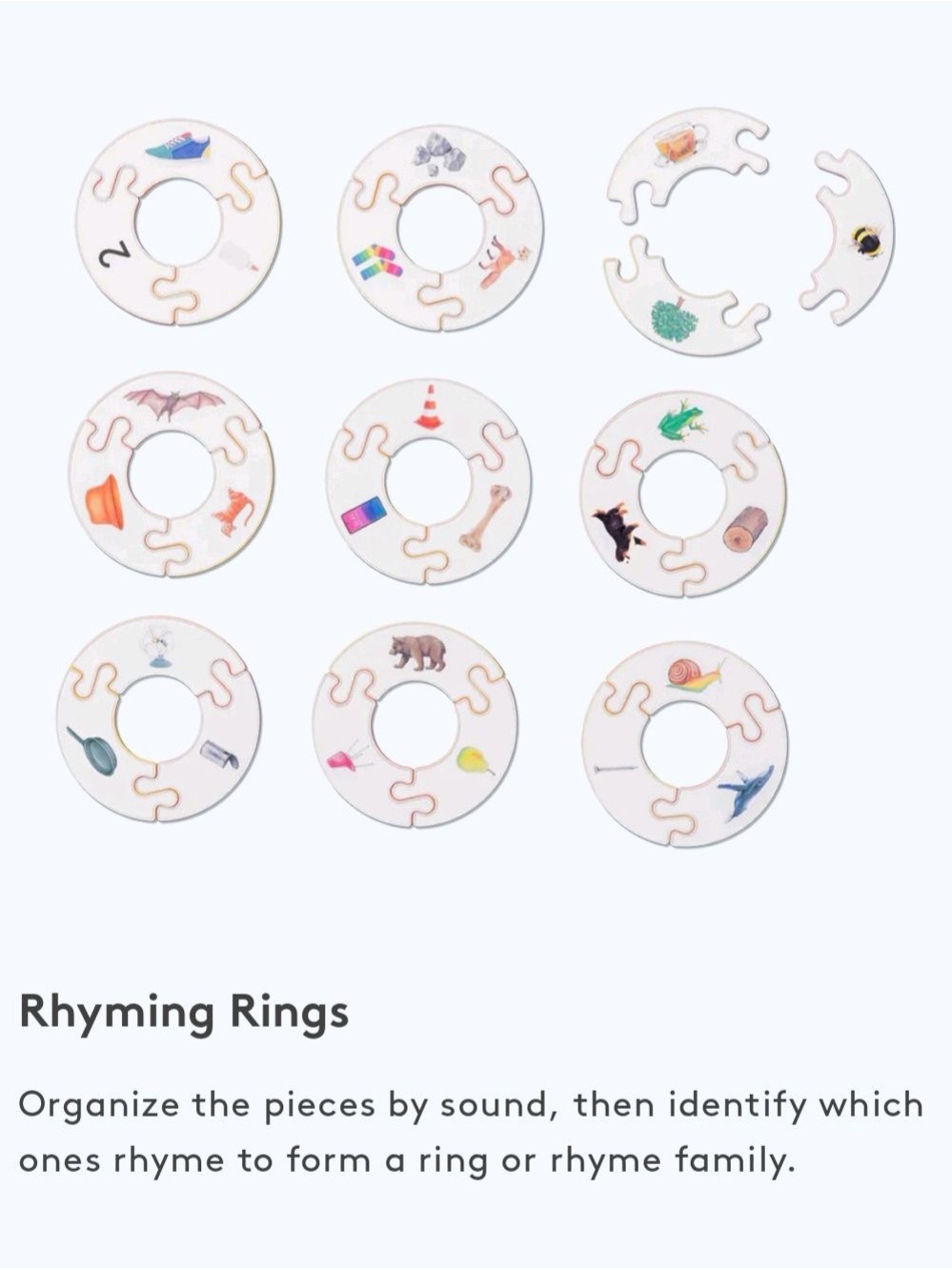 LOVEVERY Rhyming Rings